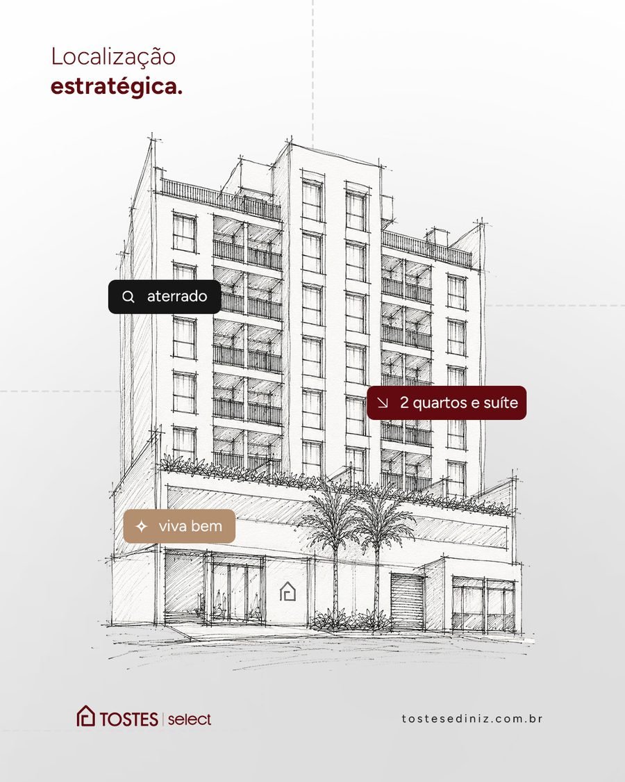 Criativo com os diferenciais do empreendimento
